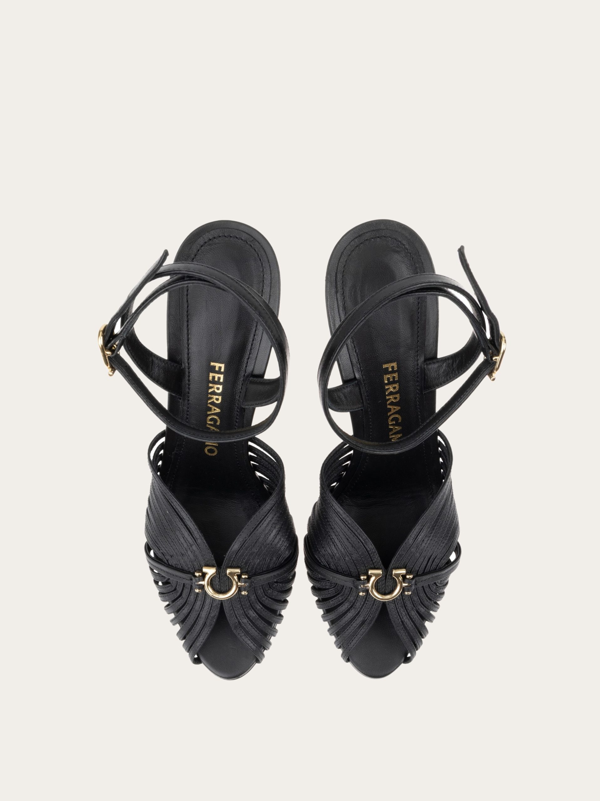 Ferragamo Sandal with Gancini element - Image 5